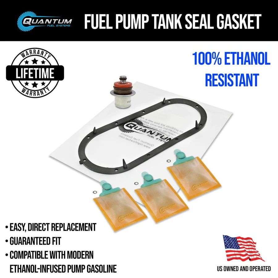 QFS Fuel Tank Seal for Harley Davidson Motorcycle - OEM Replacement, HFP-TS13K QFS 