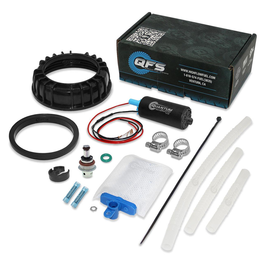 QFS Fuel Pump w/ Strainer, Tank Seal + Locking Ring & Fuel Pressure Regulator for Can-Am ATV/UTV - OEM Replacement, HFP-396-U3T3 | QFS 