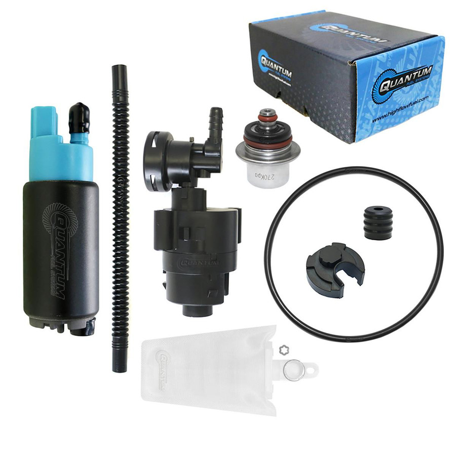 QFS Fuel Pump w/ Fuel Pressure Regulator, Tank Seal, Fuel Filter, Strainer for 2009-2010 Polaris RZR 800 - OEM Replacement for 2521011, HFP-382-P2T2F2 QFS 
