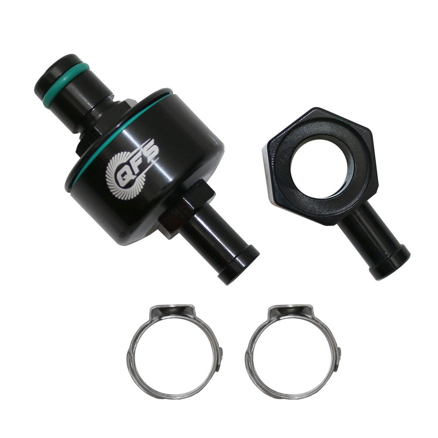 QFS In Line Fuel Filter Replacement and Tank Connector, Reusable Performance Filter, QFS-F101-TC QFS 