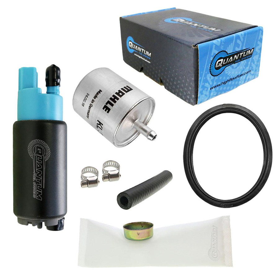 QFS Fuel Pump w/ Tank Seal, Genuine Mahle Filter, Strainer for BMW Motorcycle - OEM Replacement, HFP-382-BT3F2 QFS 