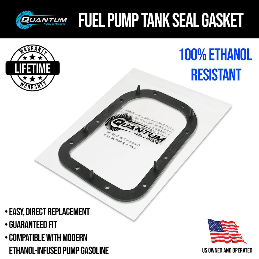QFS Fuel Pump w/ Fuel Pressure Regulator, Tank Seal, Strainer - OEM Replacement, HFP-382-HDR2T3 QFS 