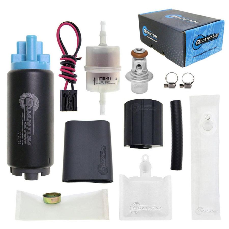 QFS Fuel Pump w/ Regulator, Genuine Mahle Filter, Strainer - OEM Replacement, HFP-385-UR2F3 QFS 