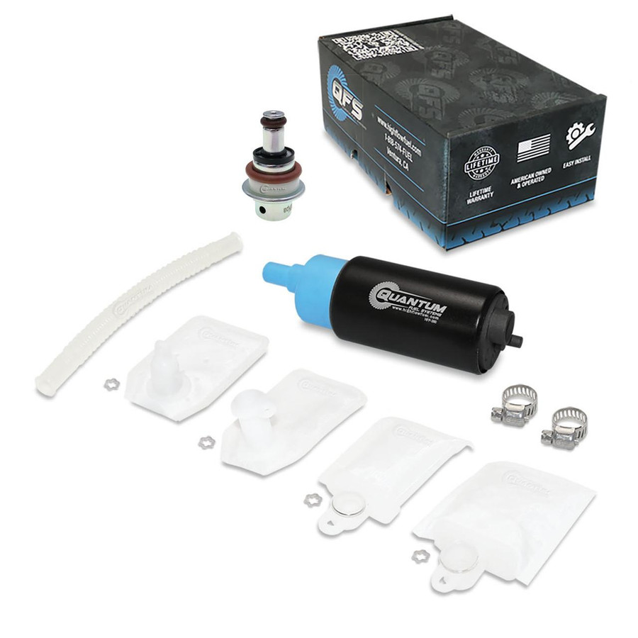 QFS Fuel Pump w/ Fuel Pressure Regulator, Strainer for Hyosung Motorcycle - OEM Replacement, HFP-390-UR4 QFS  QFS Fuel Pump w/ Fuel Pressure Regulator, Strainer for Hyosung Motorcycle - OEM Replacement, HFP-390-UR4 QFS