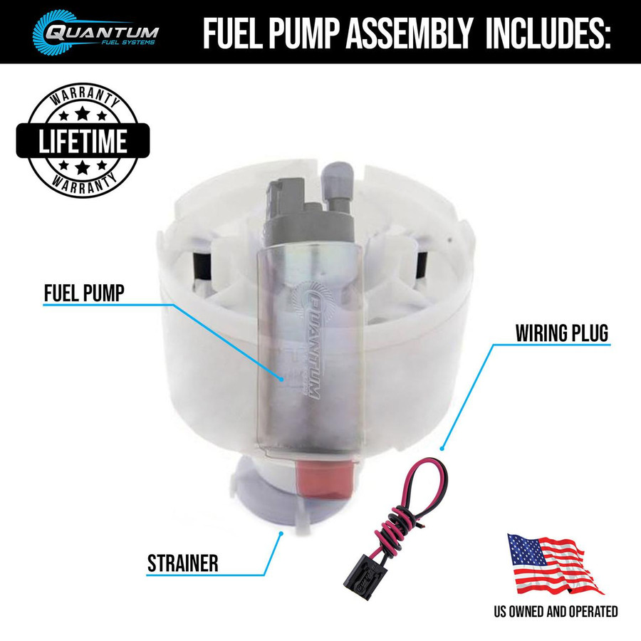 QFS Fuel Pump Assembly - OEM Replacement for Airtex E8294M - HFP-A23H QFS 255LPH 