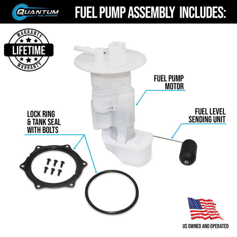 QFS Fuel Pump Assembly for 2008-2023 Honda Brute Force 750 - OEM Replacement for 49040-0033 & 49040-0717, HFP-A486 | QFS 