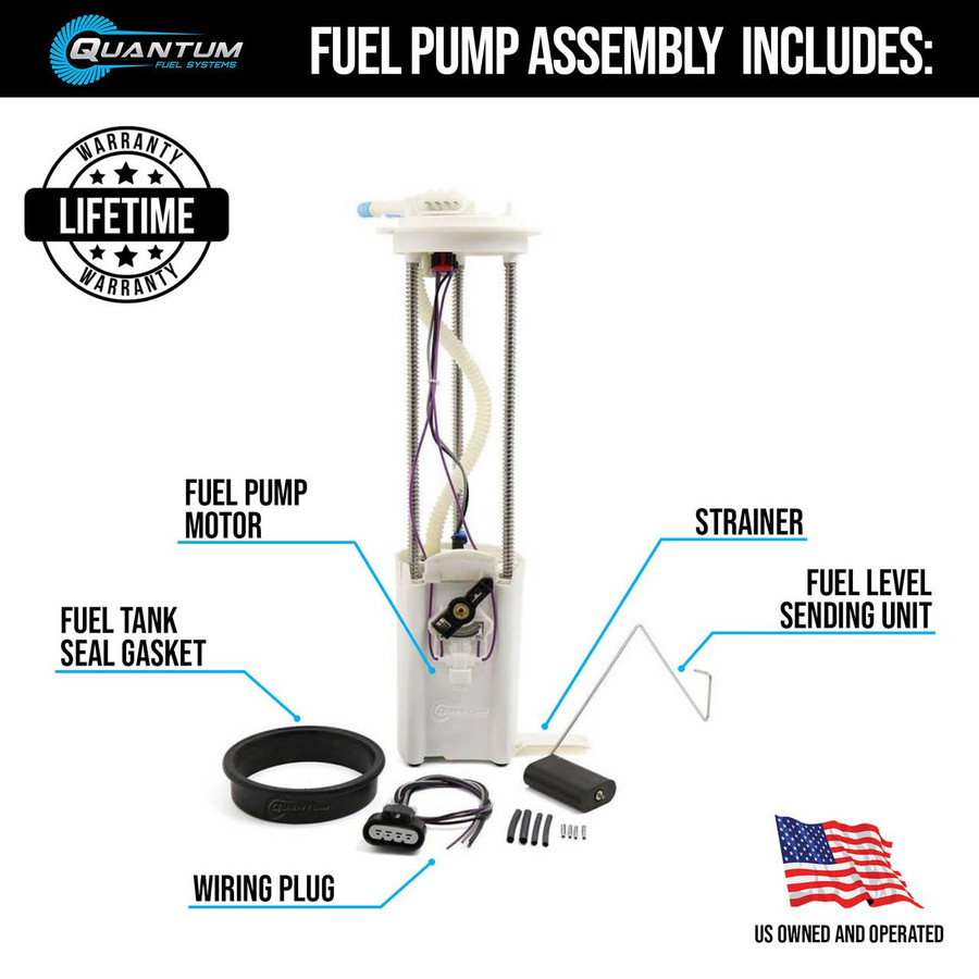 QFS Fuel Pump Assembly - OEM Replacement for Airtex E3501M - HFP-A80 QFS 
