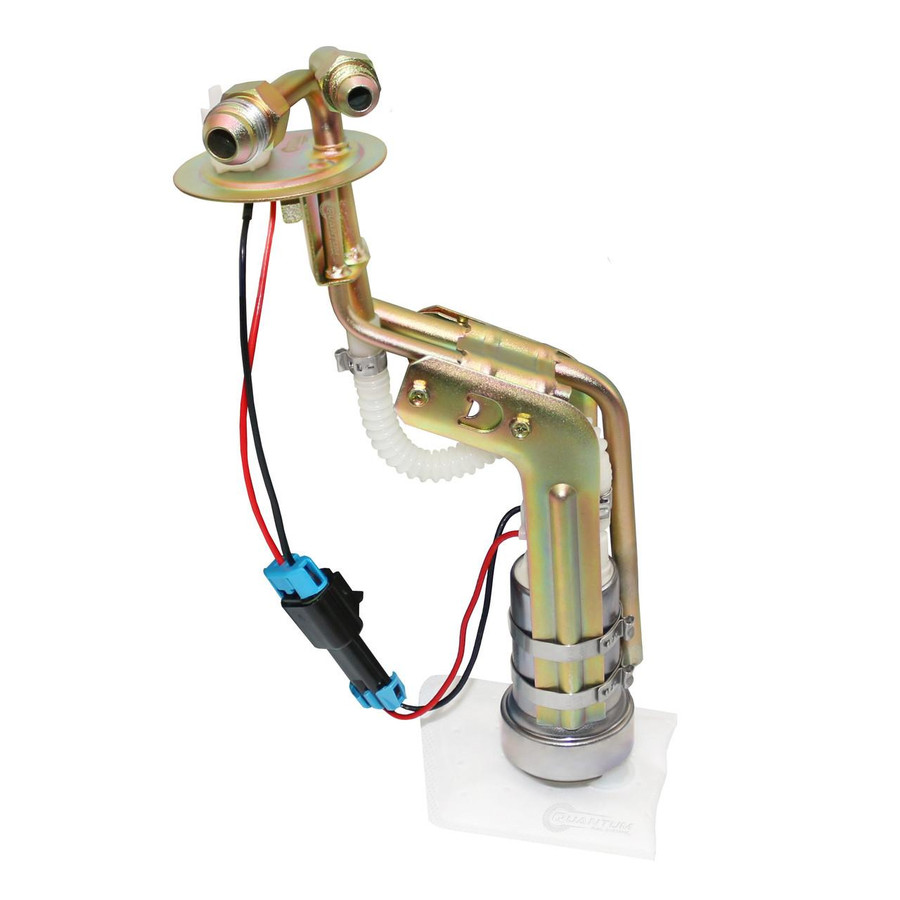 QFS 535LPH Walbro Fuel Pump w/ Fuel Pump Hanger for 1979-1993 Ford Fox Body Mustang (Choose AN Fittings) - Automotive Performance, HFP-AN295 | QFS 