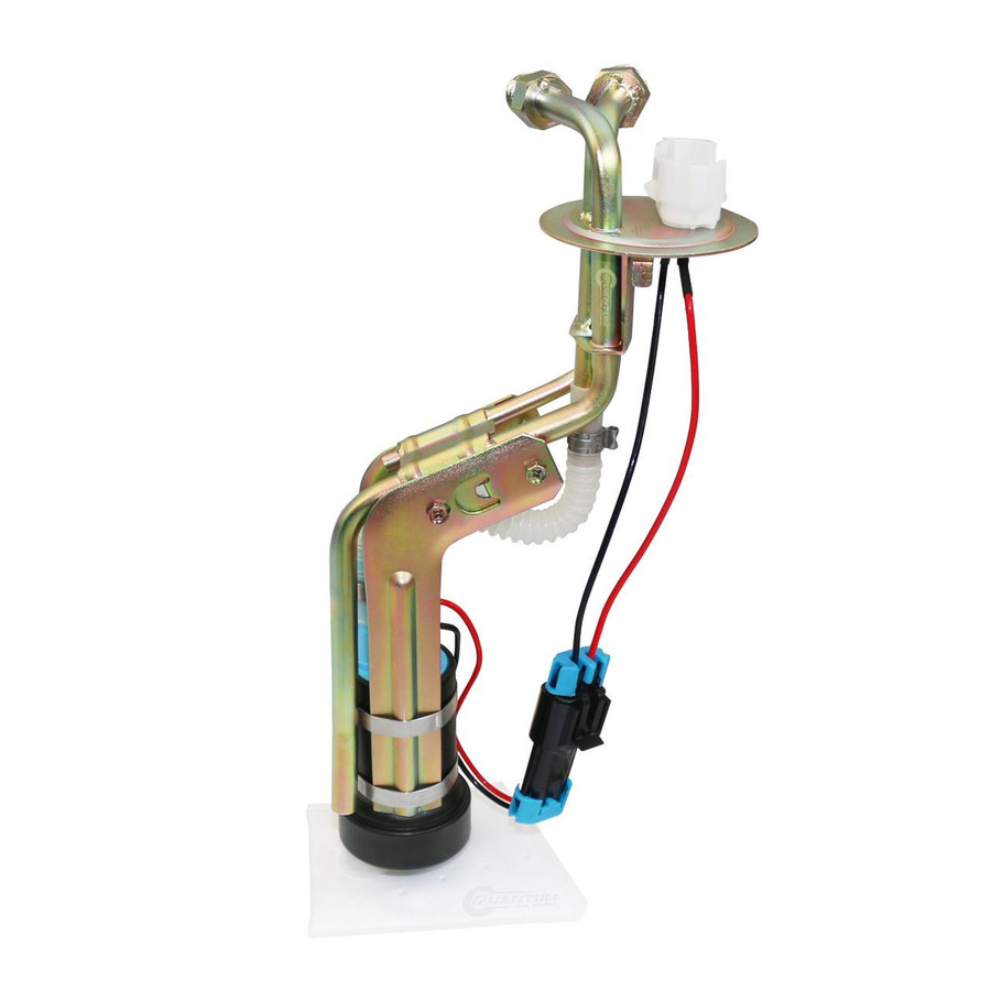 QFS 525LPH Fuel Pump w/ Fuel Pump Hanger for 1979-1993 Ford Fox Body Mustang (Choose AN Fittings) - Automotive Performance, HFP-AN525FT | QFS 