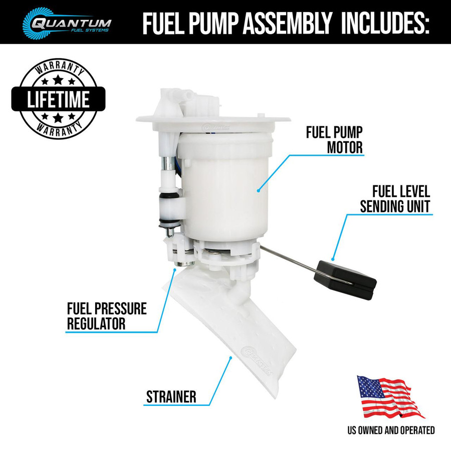 QFS Fuel Pump Assembly for 2018-2025 Yamaha Kodiak 450 - OEM Replacement, HFP-A232 | QFS 