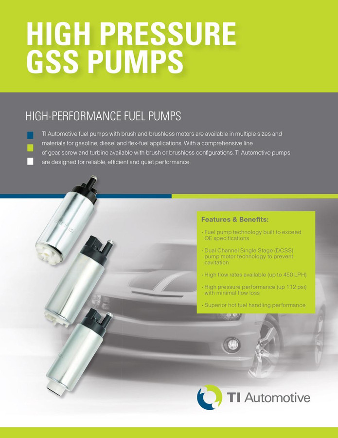 Genuine Walbro/TI GSS342 255LPH Fuel Pump + QFS 730 Kit