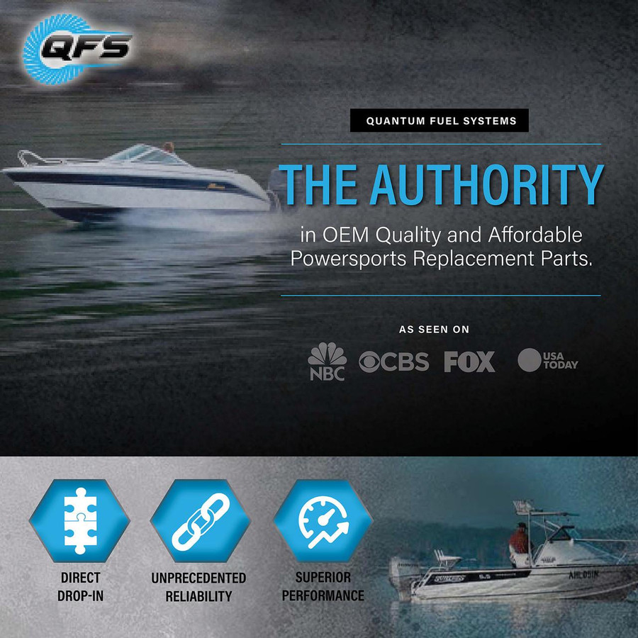 QFS Low Pressure Fuel Pump For Mercury Marine Outboard Engines, OEM Replacement for 8M0062771, HFP-771 QFS 
