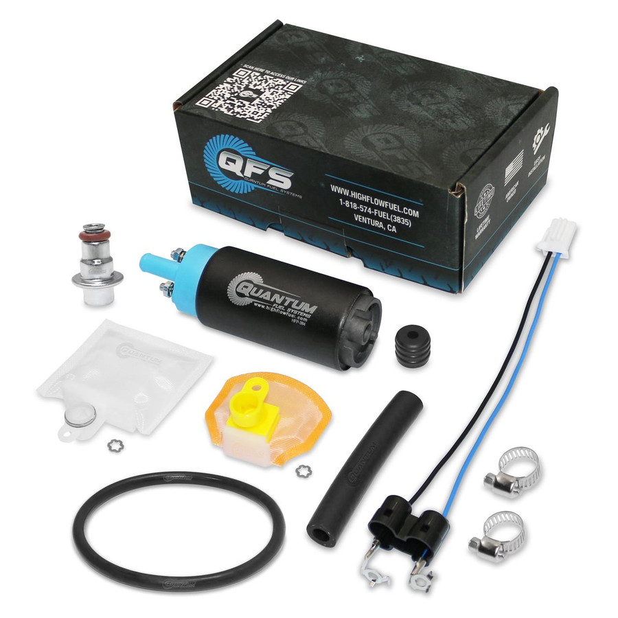 QFS Fuel Pump w/ Fuel Pressure Regulator, Tank Seal, Strainer - OEM Replacement, HFP-384-URT6 | QFS 