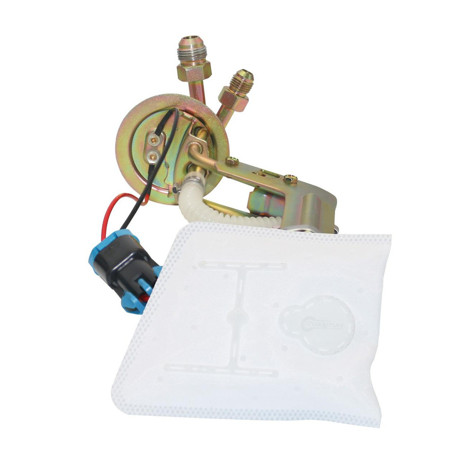 QFS 450LPH Walbro Fuel Pump w/ Fuel Pump Hanger for 1979-1993 Ford Fox Body Mustang (Choose AN Fittings) - Automotive Performance, HFP-AN267 | QFS 