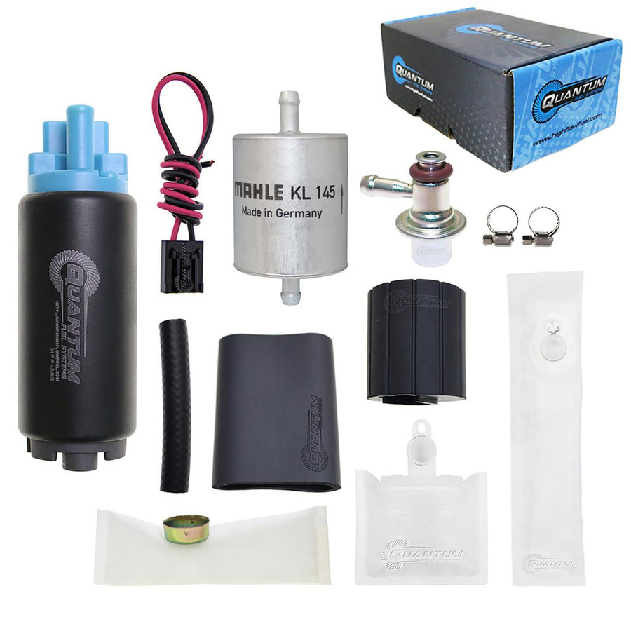 QFS Fuel Pump w/ Pressure Regulator & Mahle Filter for 2009-2018 Aprilia RSV4 1000 & 2011, 2014-2018 Aprilia Tuono V4R - OEM Replacement for B043925, HFP-385-UR3F2 | QFS 