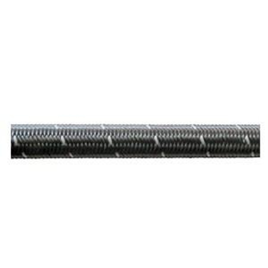 Phenix Black Nylon Double Braided Stainless E85 Hose (Per Foot) (All Sizes) 