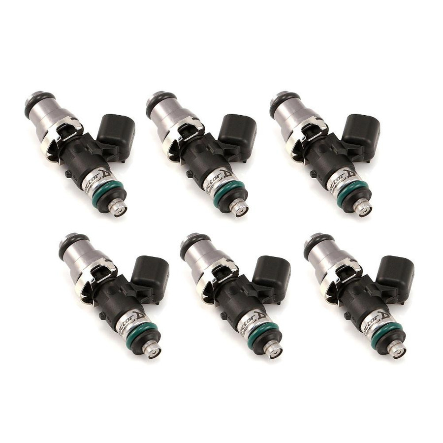 Injector Dynamics ID1300, for Nissan Patrol. 14mm (grey adapter tops). Set of 6. 