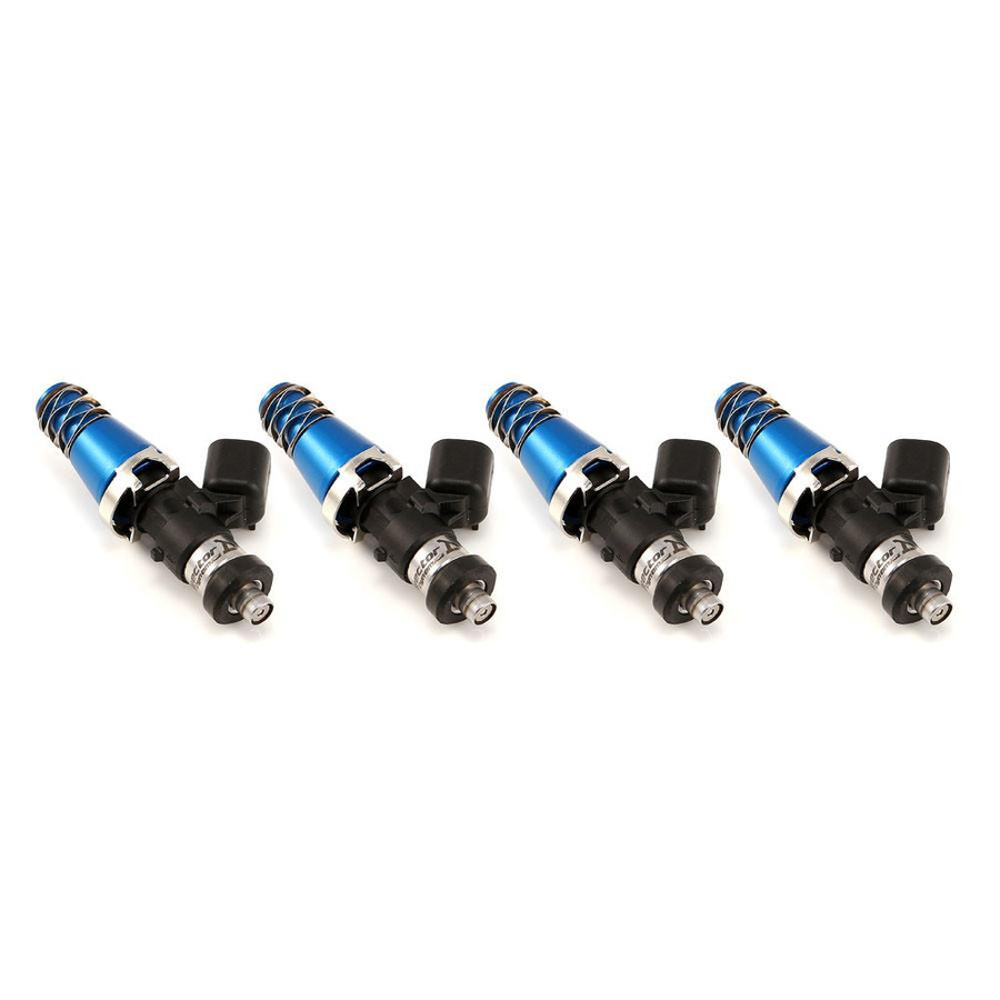 Injector Dynamics ID1300, for MR-2 Non-turbo 90-96 / 5SFE applications. 11mm (blue adapter tops). Denso lower. Set of 4. 