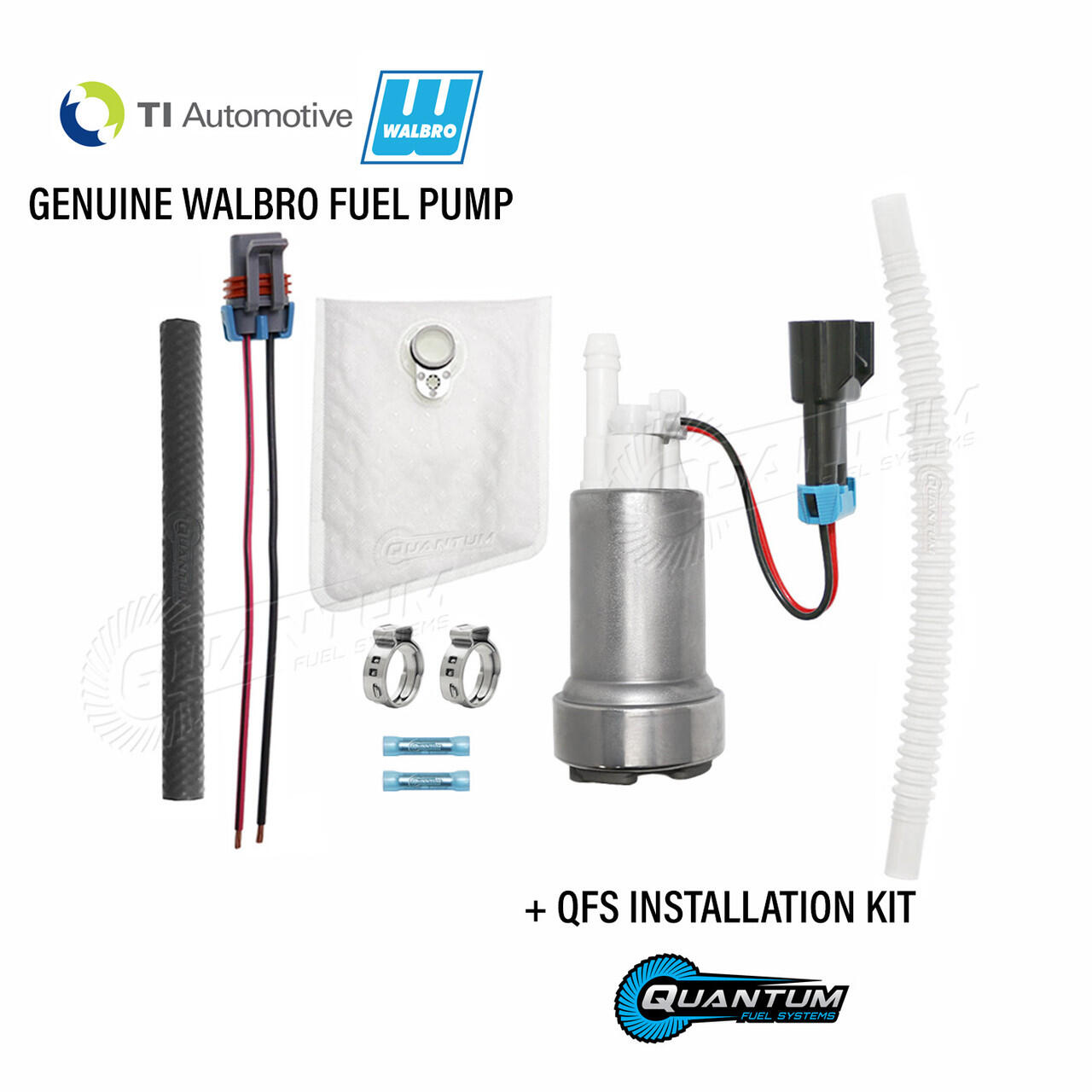 Fuel Pump w/ Strainer - OEM Replacement, WAL-F90000285-085 Walbro