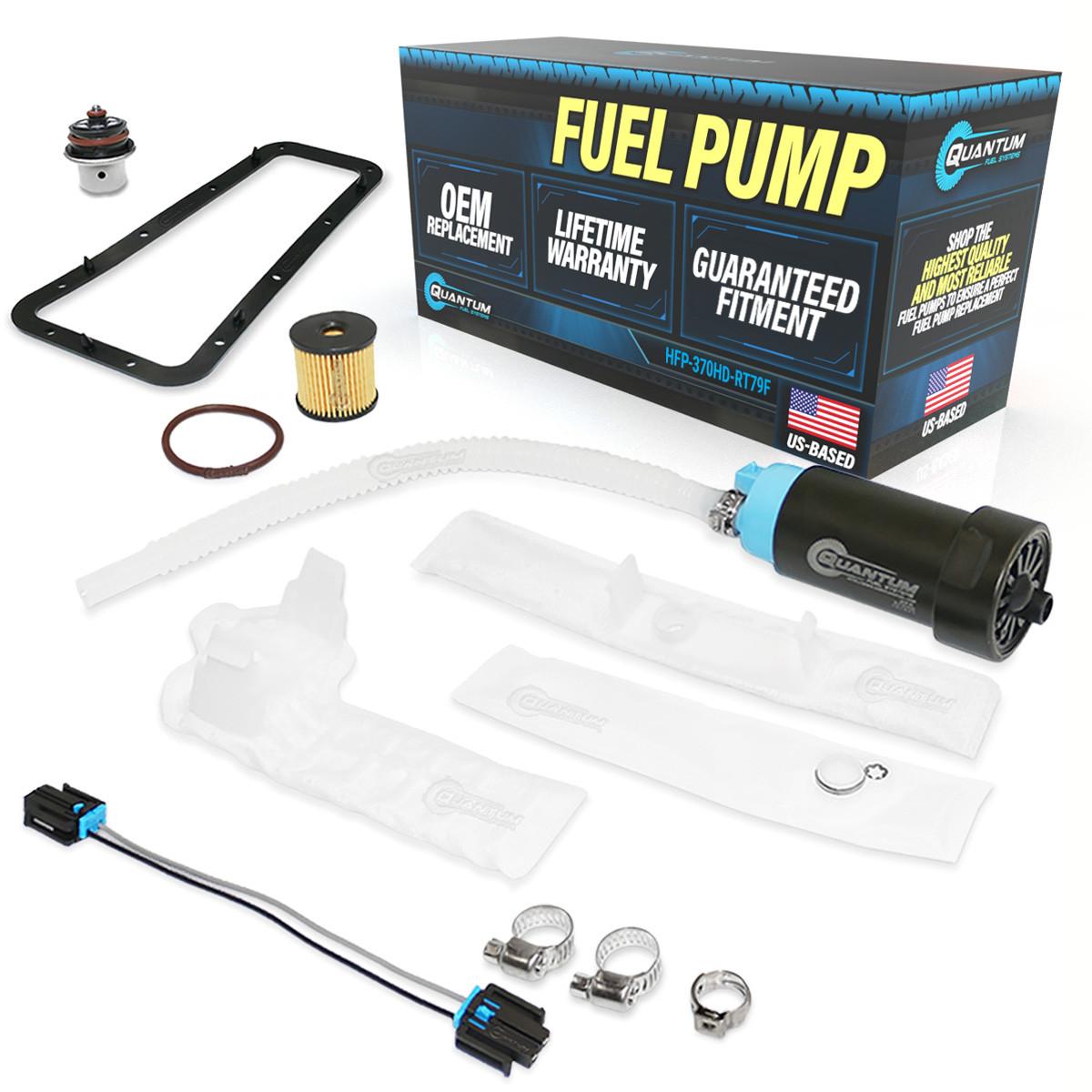 Fuel Pump w/ Strainer, Fuel Pressure Regulator, Tank Seal & Filter