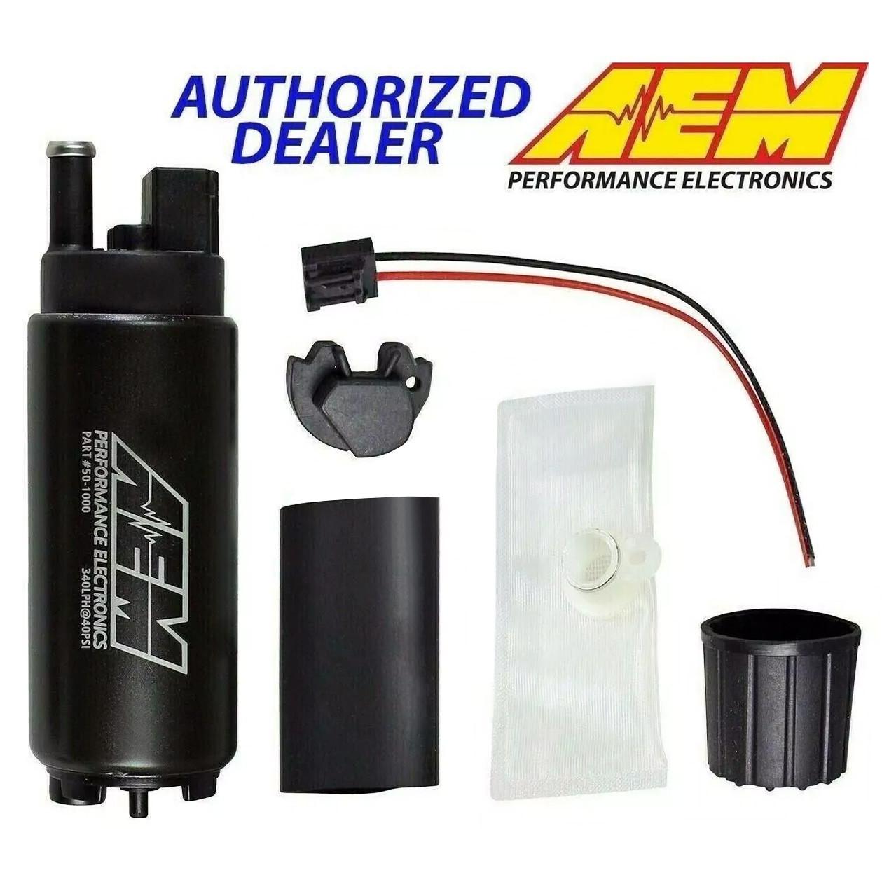 AEM 340LPH High Flow In-Tank Fuel Pump (Offset Inlet, Inline), AEM