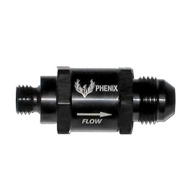 Fuel Pump Check Valve – M12x1.5mm To 8AN (Black) – For Bosch 044 Pumps – EFI Solutions