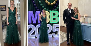 Dark Green Prom Dress for Petite Full Bust | My Real Wearing Experience