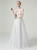 Fashionable Tulle White Off the Shoulder Wedding Dress