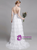 Fashion White Lace Spaghetti Straps Backless Wedding Dress