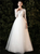 White Tulle Appliques Long Sleeve Wedding Dress