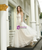 Formal Tulle Lace Appliques One Shoulder Wedding Dress