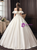 Delicate Ivory Satin Off Shoulder Wedding Dress
