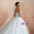 White Ball Gown Tulle Spaghetti Straps Lace Wedding Dress