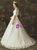 Straps Short Sleeve Tulle Satin Wedding Dress