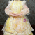 Yellow Long Sleeve Lace Victorian Antonietta Dress