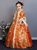 Red Ball Gown Girls Rococo Baroque Dress