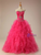 Purple Ball Gown Organza Beading Quinceanera Dresses