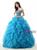 Blue Organza Sweeetheart Beading Sequins Quinceanera Dresses Blue Organza Sweeetheart Beading Sequins Quinceanera Dresses