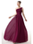 One Shoulder Chiffon Beading Pleats Bridesmaid Dress