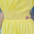 Yellow Pleats Chiffon Beading Homecoming Dress
