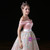 Pink Tulle Satin Embroidery Homecoming Dress