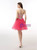 Fuchsia Tulle Sweetheart Crystal Homecoming Dress