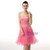 Tulle Strapless Beading Short Homecoming Dress