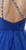 Royal Blue Tulle One Shoulder Beading Homecoming Dress