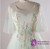 Plus Size Green Embroidery Scoop Prom Dress