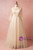 Plus Size Yellow Tulle Long Sleeve Square Prom Dress