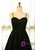 Plus Size Black Tulle Backless Short Sleeve prom Dress