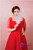 Plus Size Red Tulle Square Long Prom Dress