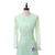 Mint Green Chiffon Lace Long Sleeve Mother Of The Bride Dresses