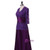 Dark Purple Chiffon Lace V-neck Long Sleeve Mother Of The Bride Dresses Dark Purple Chiffon Lace V-neck Long Sleeve Mother Of The Bride Dresses